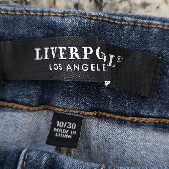 Liverpool Jeans Company Dark Blue Ankle Jeans - Picture 8 of 8